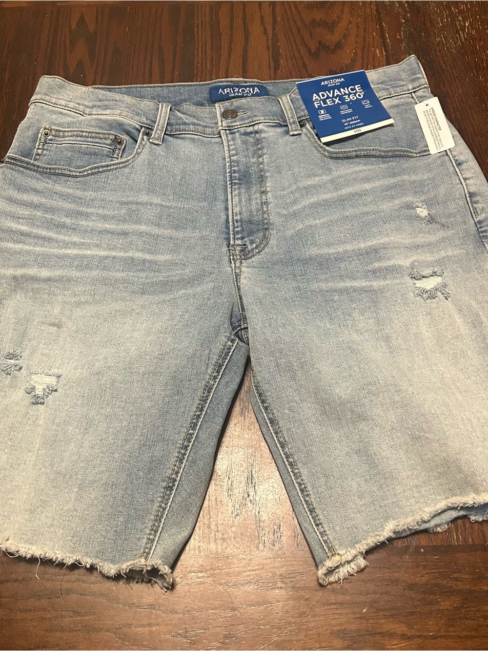 Arizona Jean Company Advance Flex 360 Light Blue Men’s Jean Shorts